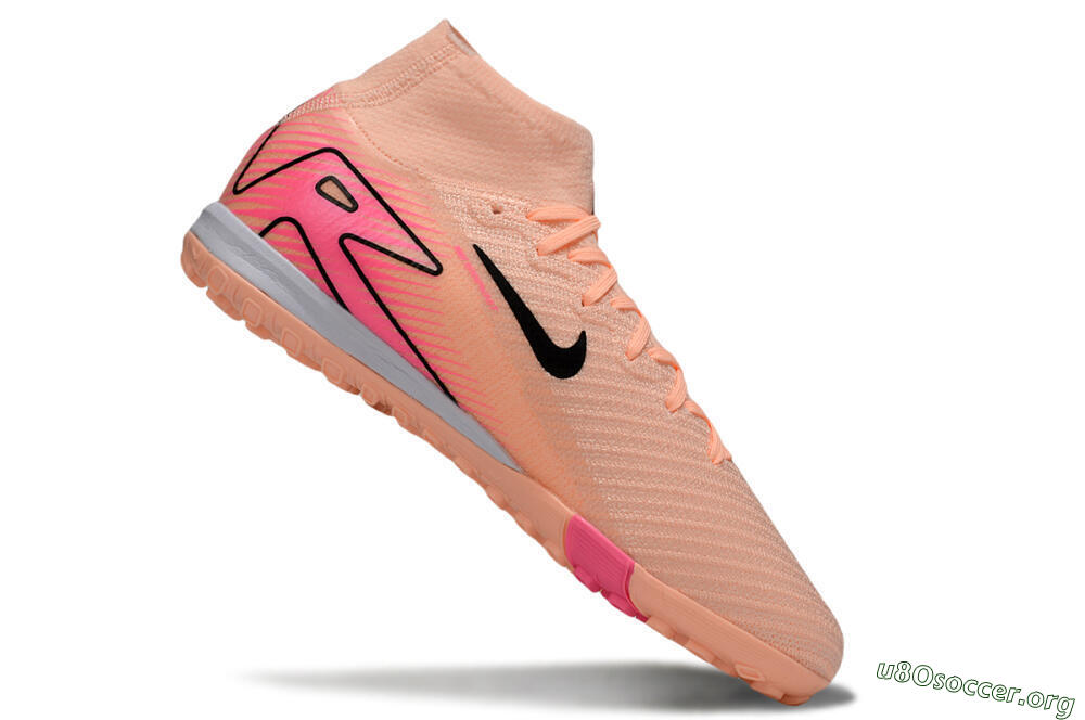 Nike Air Zoom Mercurial Superfly 10 Elite TF Football Shoes - Pink/Black/Red 4