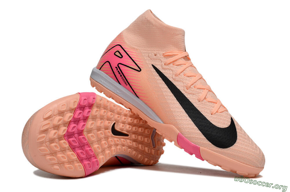 Nike Air Zoom Mercurial Superfly 10 Elite TF Football Shoes - Pink/Black/Red 1