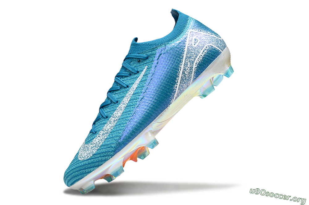 Nike Air Zoom Mercurial Vapor 16 Elite FG Football Boots - Blue/White 6