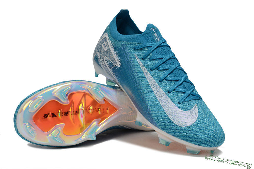 Nike Air Zoom Mercurial Vapor 16 Elite FG Football Boots - Blue/White 4