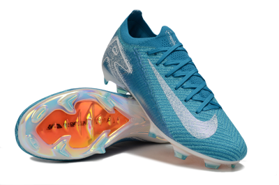 Nike Air Zoom Mercurial Vapor 16 Elite FG Football Boots - Blue/White