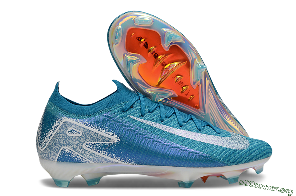 Nike Air Zoom Mercurial Vapor 16 Elite FG Football Boots - Blue/White 2