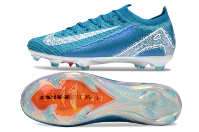 Nike Air Zoom Mercurial Vapor 16 Elite FG Football Boots - Blue/White