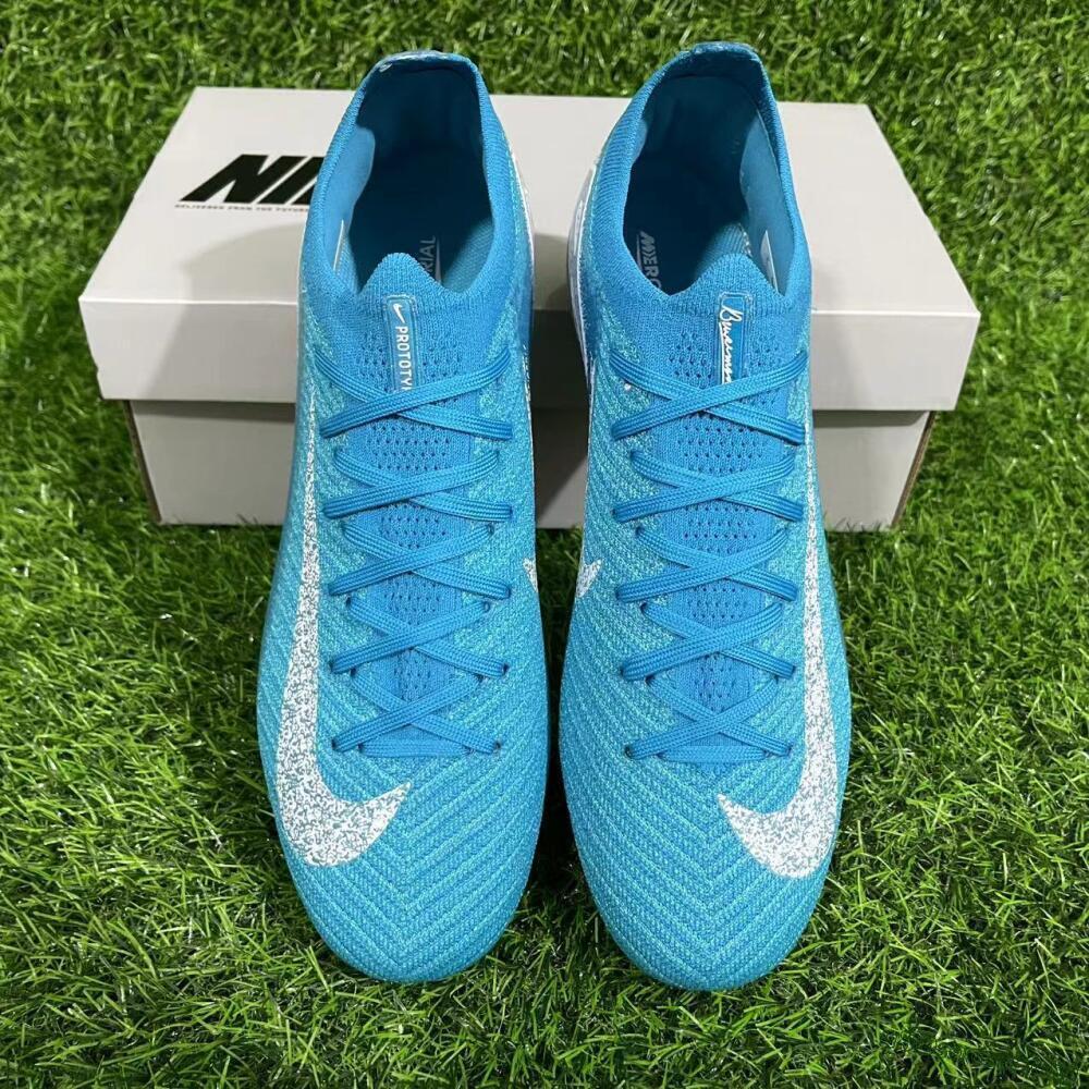 Nike Air Zoom Mercurial Vapor 16 Elite FG Football Boots - Blue/White
