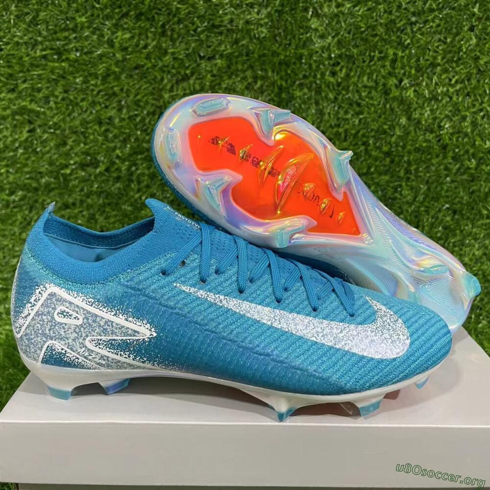 Nike Air Zoom Mercurial Vapor 16 Elite FG Football Boots - Blue/White