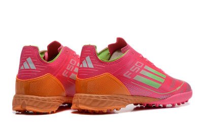Adidas F50 Pro TF Football Shoes - Red/Yellow/Orange