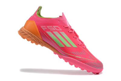 Adidas F50 Pro TF Football Shoes - Red/Yellow/Orange