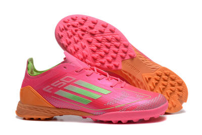 Adidas F50 Pro TF Football Shoes - Red/Yellow/Orange