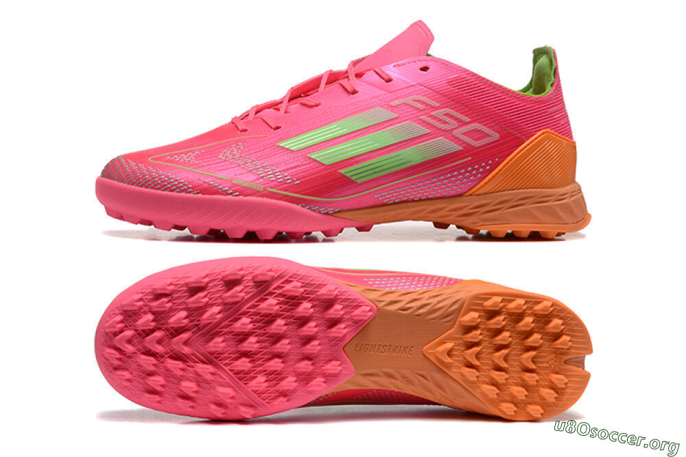 Adidas F50 Pro TF Football Shoes - Red/Yellow/Orange 1