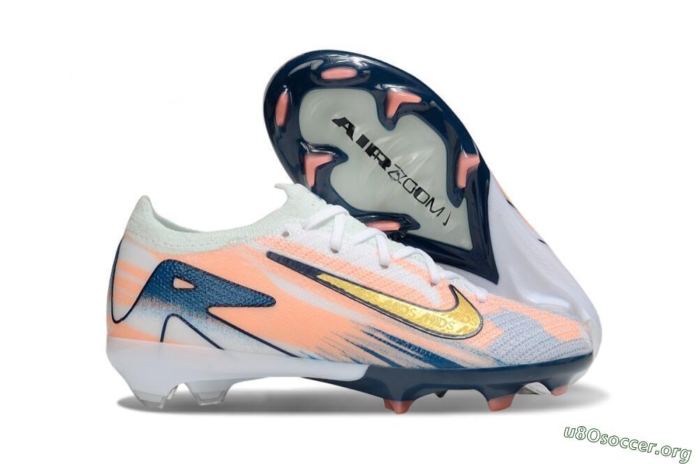 Nike Air Zoom Mercurial Vapor 16 Elite FG Football Boots - Pink/Yellow/Blue 2