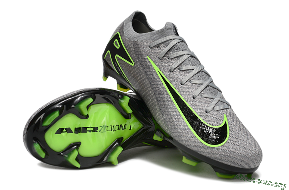 Nike Air Zoom Mercurial Vapor 16 Elite FG Football Boots - Grey/Yellow/Black 4