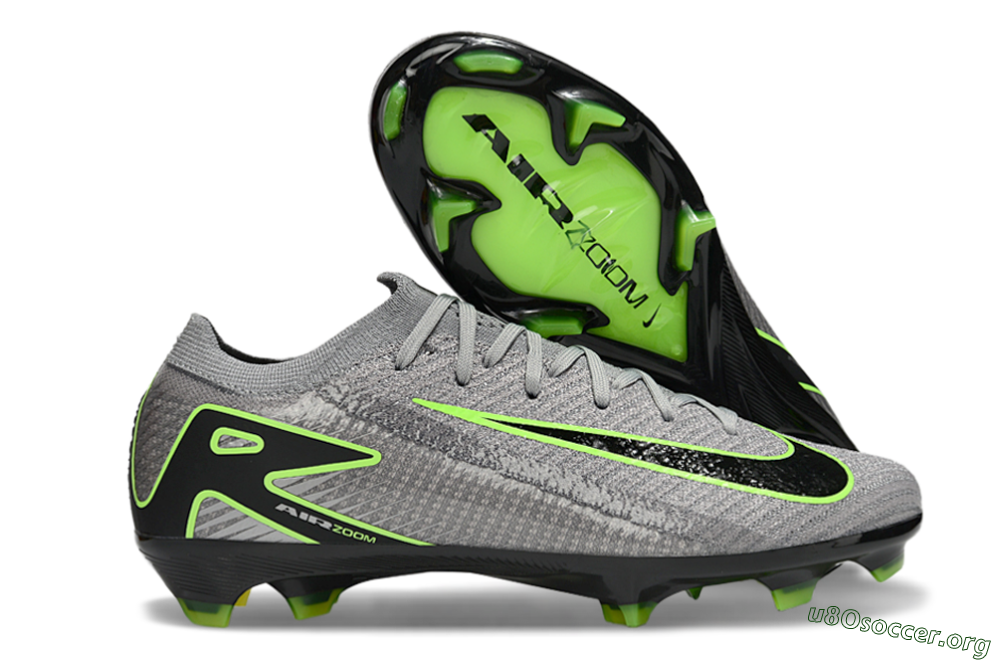 Nike Air Zoom Mercurial Vapor 16 Elite FG Football Boots - Grey/Yellow/Black 2