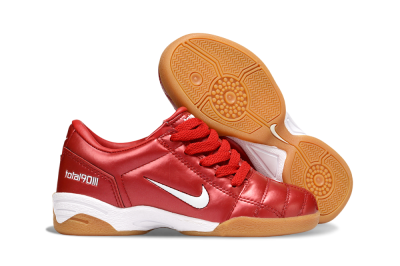 Nike Total 90 III IC Football Shoes - Red/White