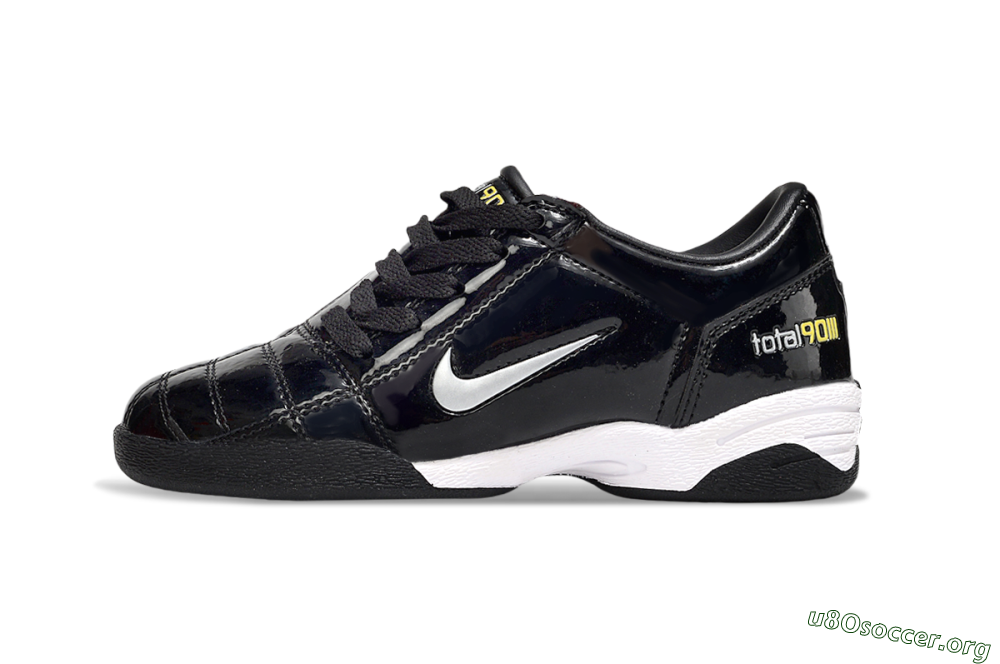 Nike Total 90 III IC Football Shoes - Black/White 3