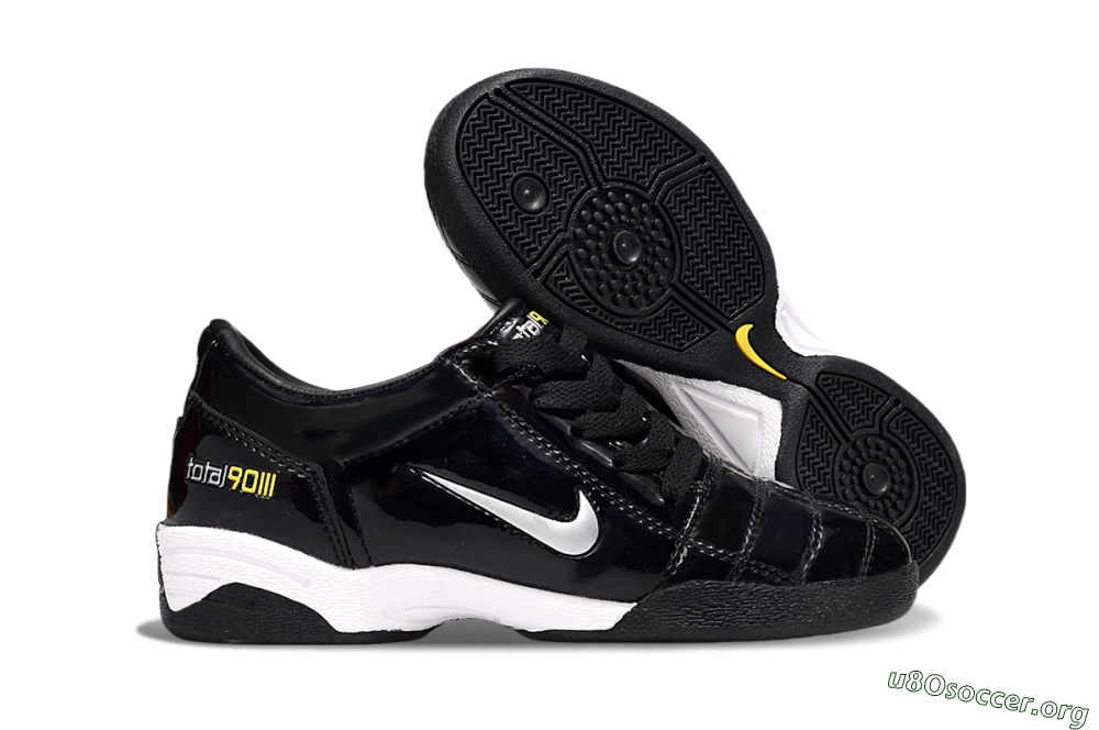 Nike Total 90 III IC Football Shoes - Black/White 2