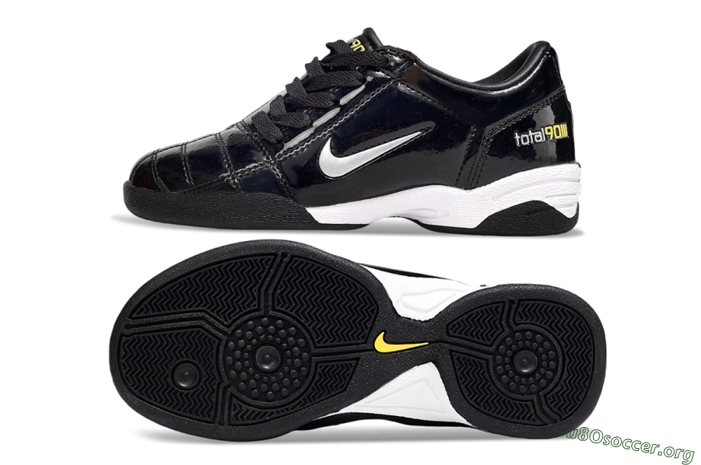 Nike Total 90 III IC Football Shoes - Black/White 1