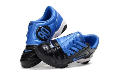 Nike Total 90 III IC Football Shoes - Black/Blue/White