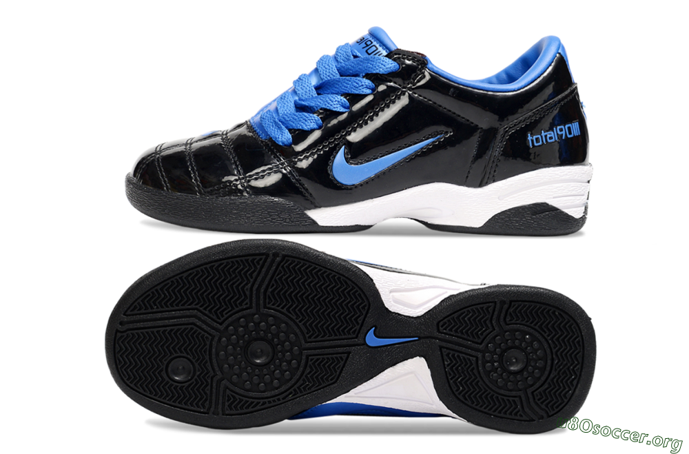 Nike Total 90 III IC Football Shoes - Black/Blue/White 1