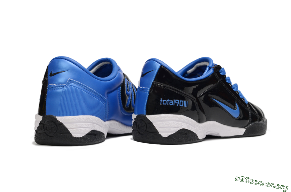 Nike Total 90 III IC Football Shoes - Black/Blue/White 7