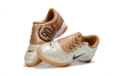 Nike Total 90 III IC Football Shoes - Beige/Black/White