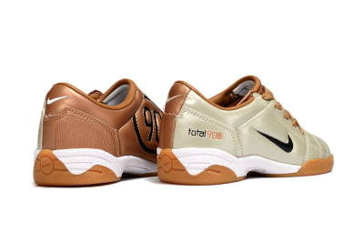 Nike Total 90 III IC Football Shoes - Beige/Black/White