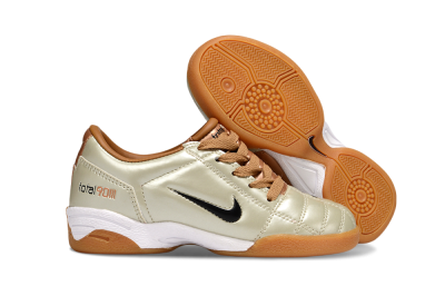Nike Total 90 III IC Football Shoes - Beige/Black/White