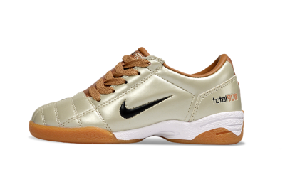Nike Total 90 III IC Football Shoes - Beige/Black/White