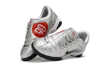 Nike Total 90 III IC Football Shoes - Silver/Black/White