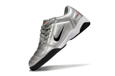 Nike Total 90 III IC Football Shoes - Silver/Black/White
