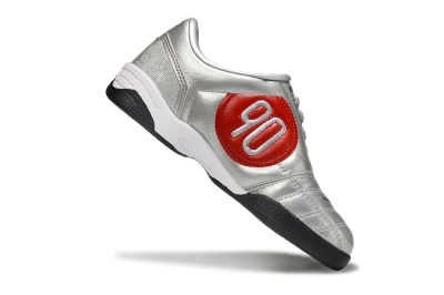 Nike Total 90 III IC Football Shoes - Silver/Black/White