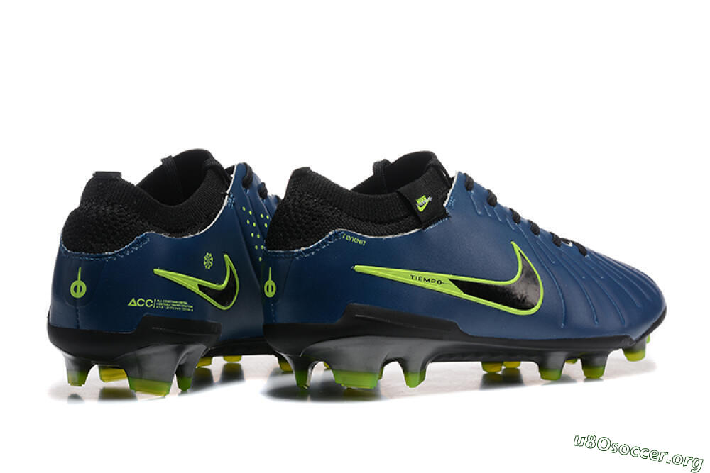 Nike Tiempo Legend 10 Elite FG Football Boots - Blue/Black/Yellow 9