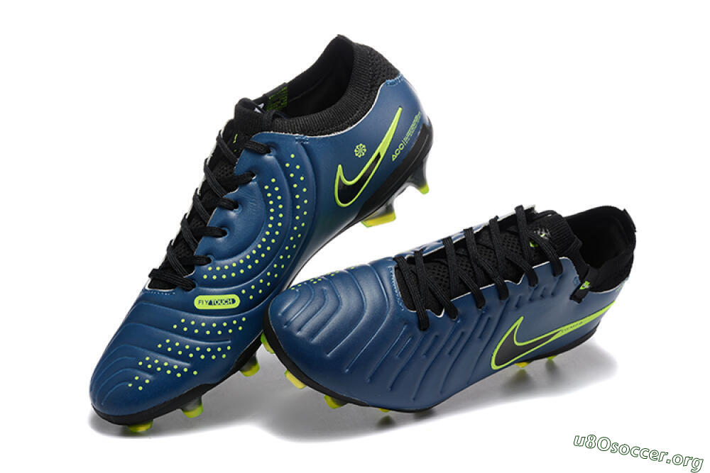 Nike Tiempo Legend 10 Elite FG Football Boots - Blue/Black/Yellow 6