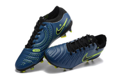 Nike Tiempo Legend 10 Elite FG Football Boots - Blue/Black/Yellow