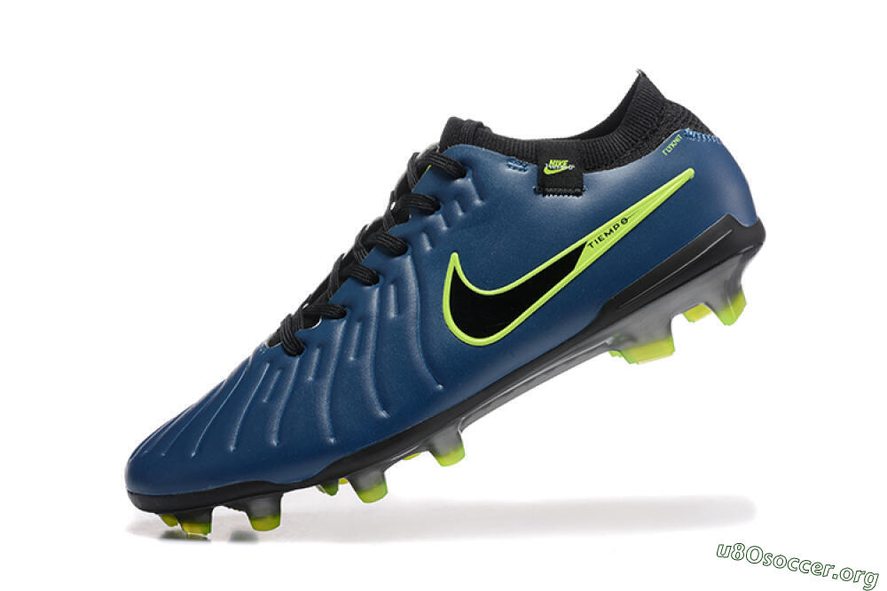 Nike Tiempo Legend 10 Elite FG Football Boots - Blue/Black/Yellow 8
