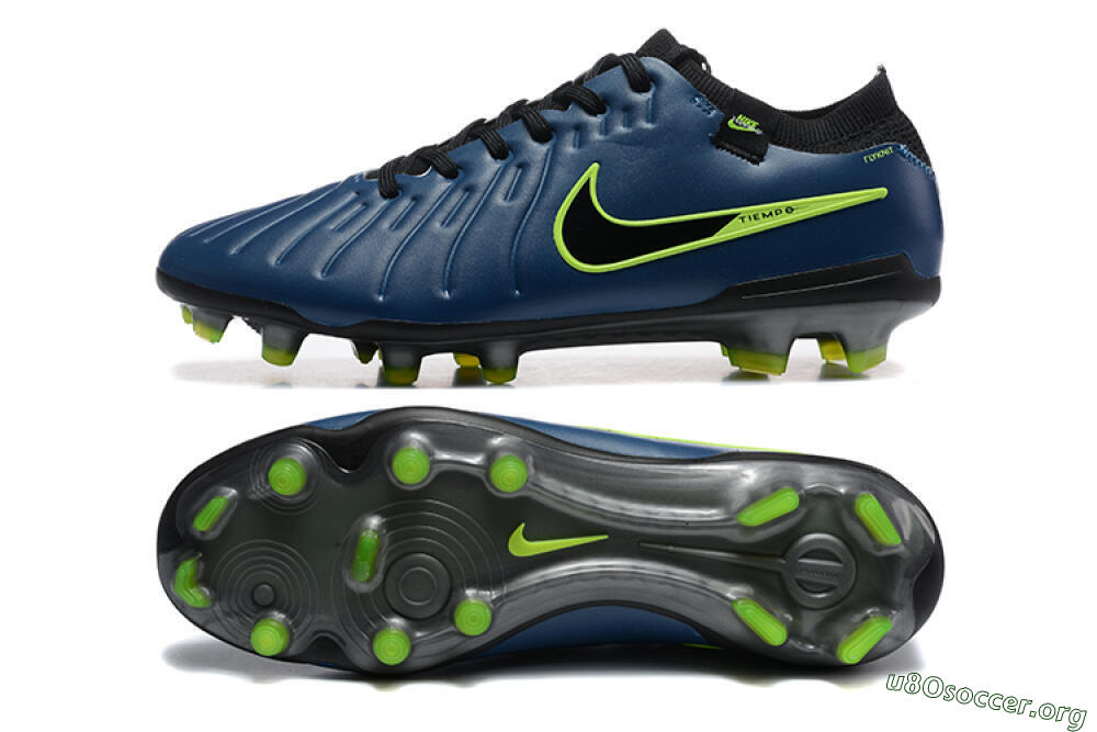 Nike Tiempo Legend 10 Elite FG Football Boots - Blue/Black/Yellow 1