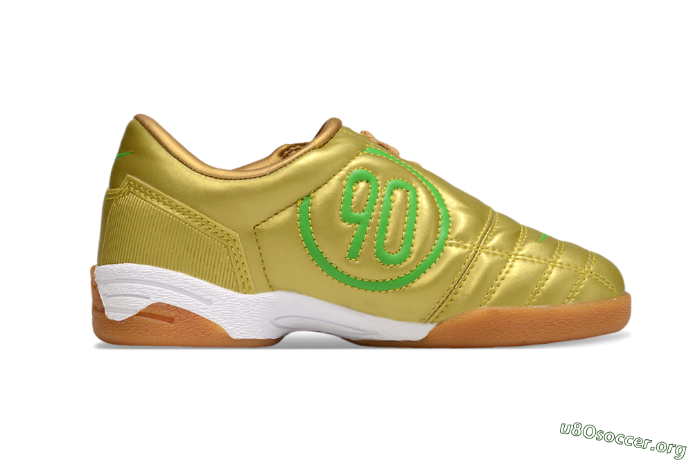 Nike Total 90 III IC Football Shoes - Gold/Yellow/White 7