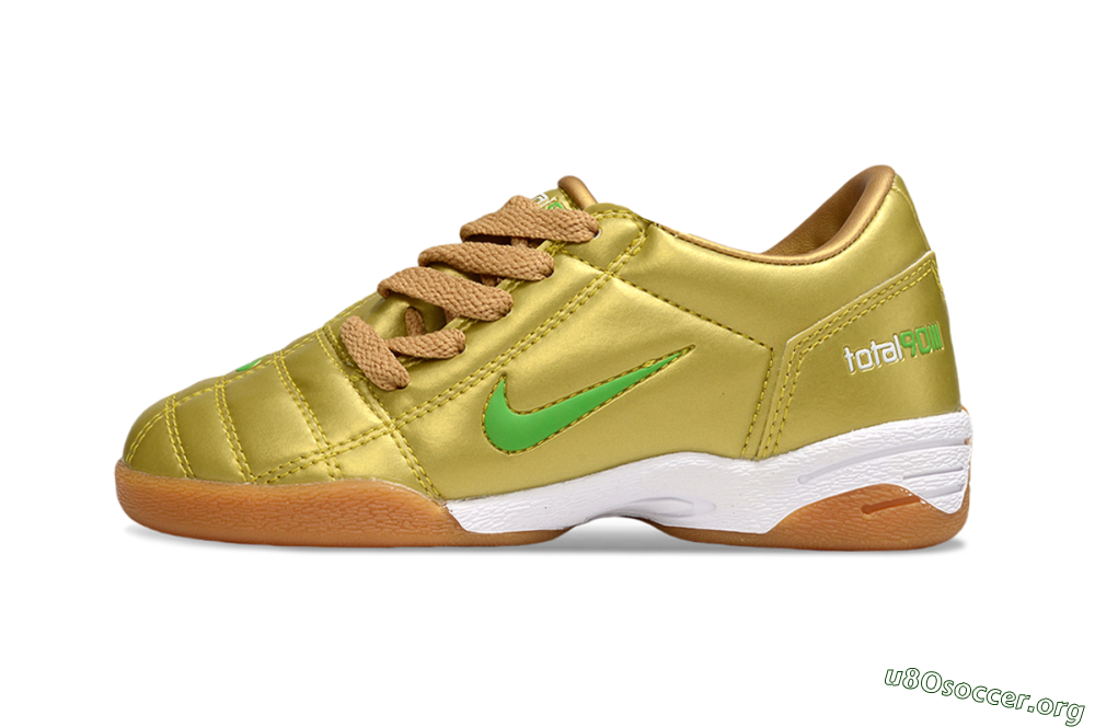 Nike Total 90 III IC Football Shoes - Gold/Yellow/White 3