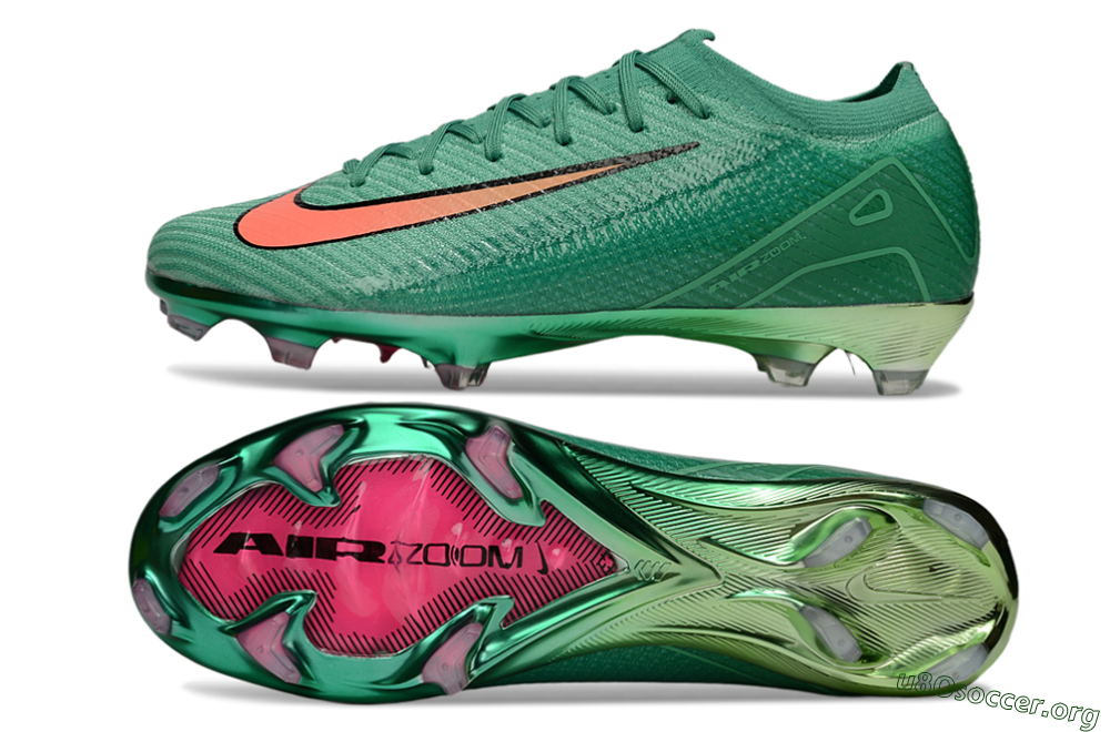 Nike Air Zoom Mercurial Vapor 16 Elite FG Football Boots - Green/Pink/Black 1