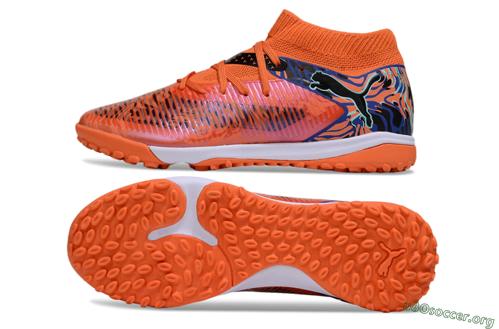 Puma Future 8 Ultimate TF Football Shoes - Red/Black/White 1