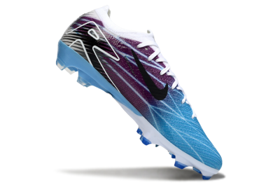 Nike Air Zoom Mercurial Vapor 16 Elite FG Football Boots - White/Black/Blue