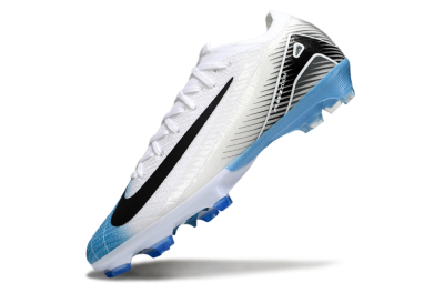 Nike Air Zoom Mercurial Vapor 16 Elite FG Football Boots - White/Black/Blue