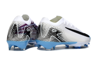 Nike Air Zoom Mercurial Vapor 16 Elite FG Football Boots - White/Black/Blue