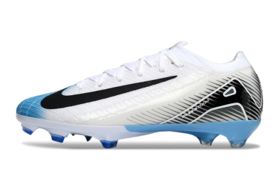 Nike Air Zoom Mercurial Vapor 16 Elite FG Football Boots - White/Black/Blue