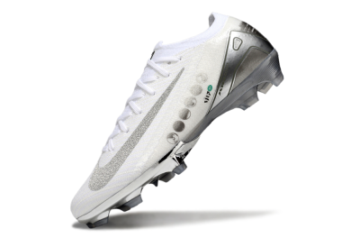Nike Air Zoom Mercurial Vapor 16 Elite FG Football Boots - White/Silver/Grey