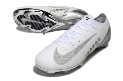 Nike Air Zoom Mercurial Vapor 16 Elite FG Football Boots - White/Silver/Grey