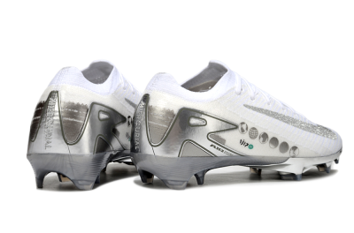 Nike Air Zoom Mercurial Vapor 16 Elite FG Football Boots - White/Silver/Grey