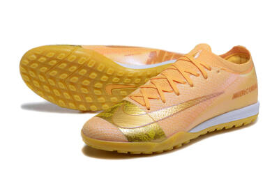 Nike Air Zoom Mercurial Vapor 16 Elite TF Football Shoes - Yellow/Gold/White