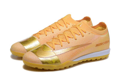 Nike Air Zoom Mercurial Vapor 16 Elite TF Football Shoes - Yellow/Gold/White