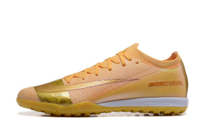 Nike Air Zoom Mercurial Vapor 16 Elite TF Football Shoes - Yellow/Gold/White