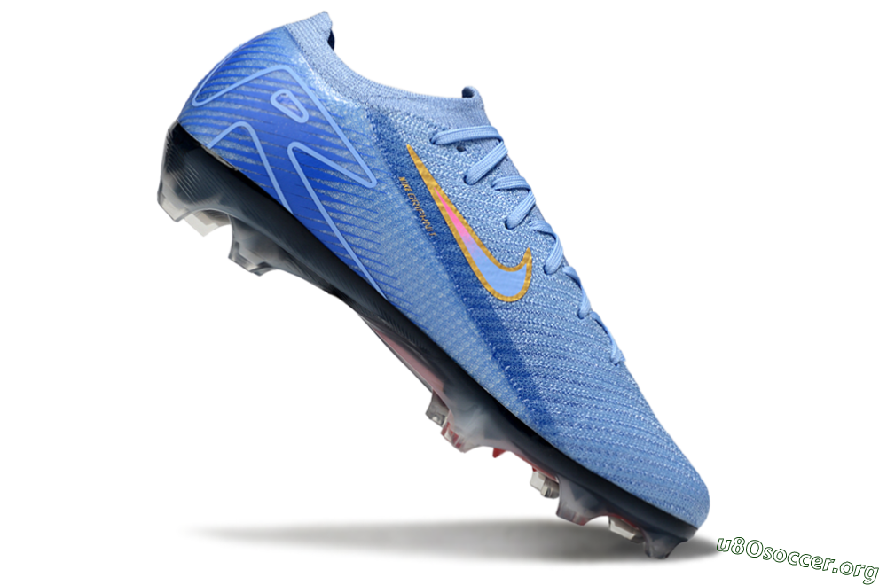 Nike Air Zoom Mercurial Vapor 16 Elite FG Football Boots - Blue/Pink/Gold 5